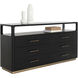 Danette Black Dresser